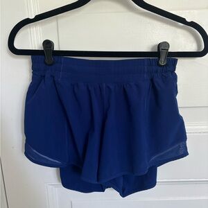 Blue Lululemon Hotty Hot Shorts